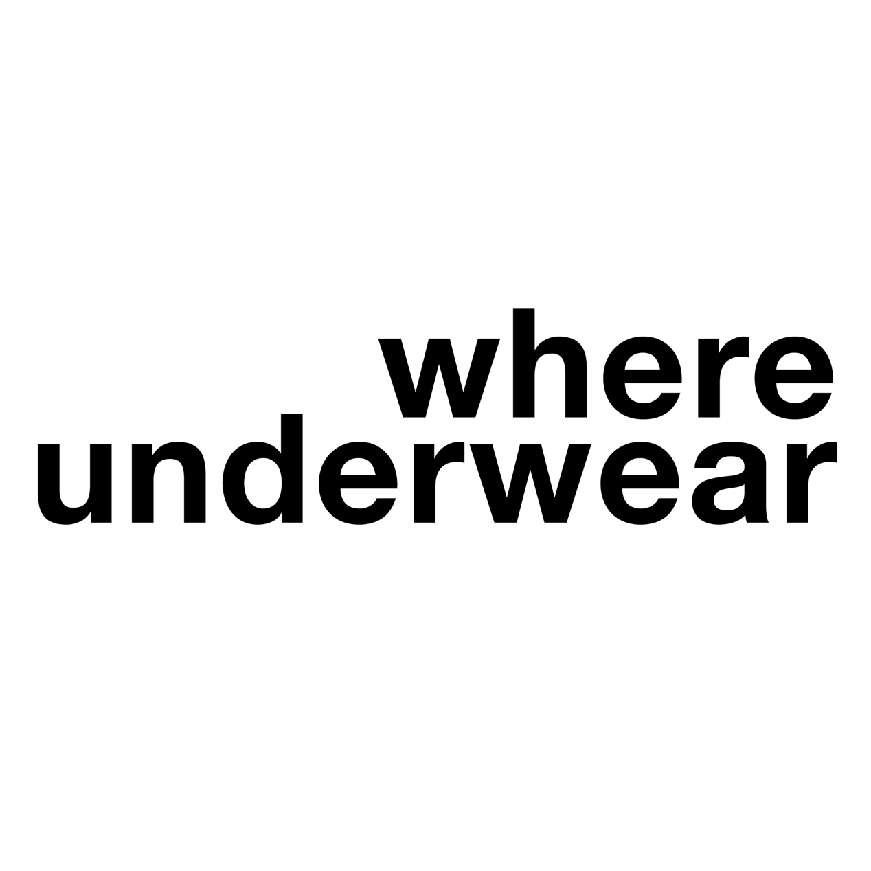Where Underwear