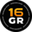 Логотип компании 16 Грамм