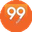 Логотип компании 99 лиц