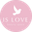 Логотип компании IS LOVE