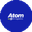 Логотип компании Atom logistics
