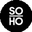 Логотип компании SOHO, сеть бутиков