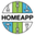 Логотип компании HomeApp (ИП Зорев Егор Александрович)