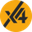 Логотип компании X4 Падел